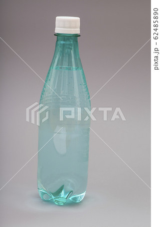 water bottle on grey background 62485890