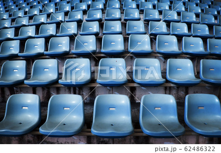 empty seat on stadium for sport fanclub 62486322
