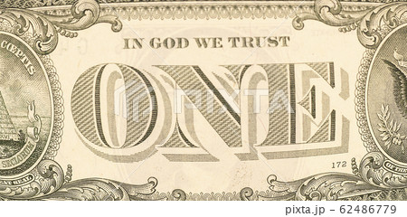 One dollar bill One dollar bill 62486779