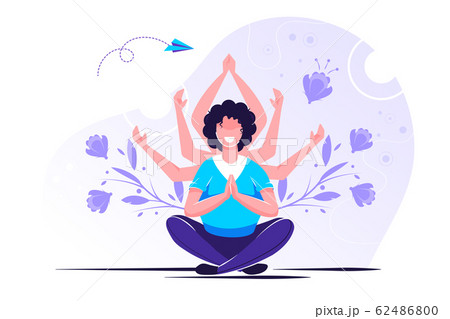 concept of meditation, health  62486800