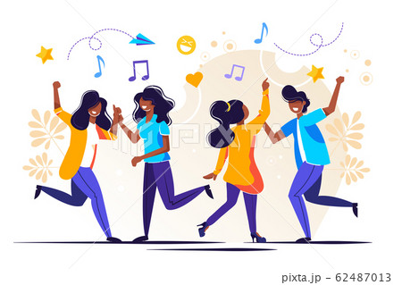 group of people dancing 62487013