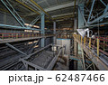 The interior of a closed waste incinerator plant. 62487466