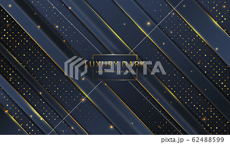 Abstract golden luxury elegant dark website banner template background image 62488599