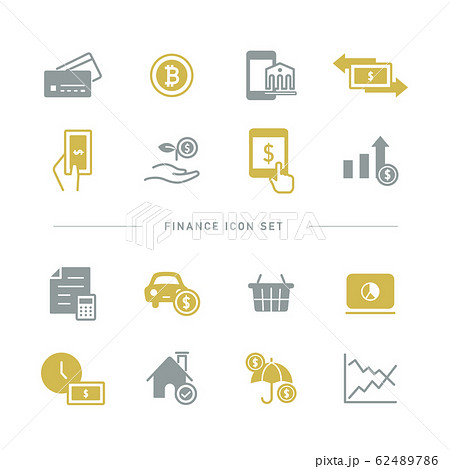 FINANCE ICON SET 62489786
