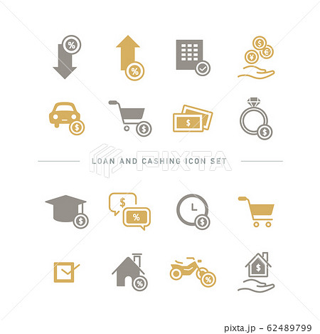 FINANCE ICON SET 62489799