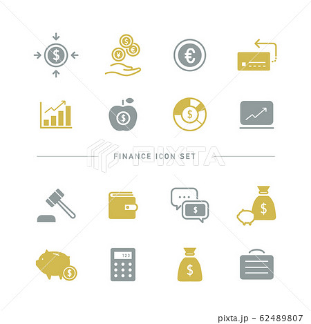 FINANCE ICON SET 62489807
