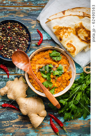 Traditional Indian lentils Dal 62490563