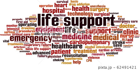 Life support word cloud 62491421