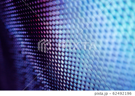 CloseUp LED blurred screen. LED soft focus CloseUp LED blurred screen. LED soft focus 62492196
