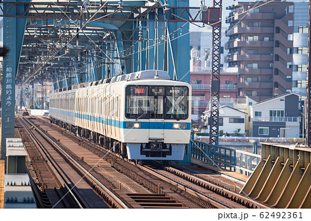 小田急線 8000形 厚木駅 の写真素材