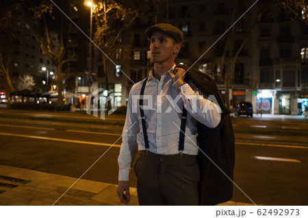 Old Fashion Man from the 1920s england Old Fashion Man from the 1920s england 62492973