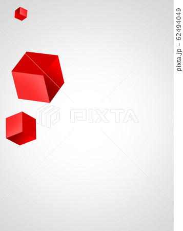 立方体 三角形 抽象模様 スペース メッセージスペース 抽象的 模様 柄のイラスト素材