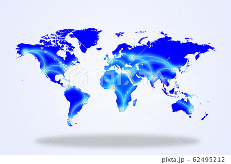 グローバルネットワークとビジネス 物流や通信 Global network business 62495212