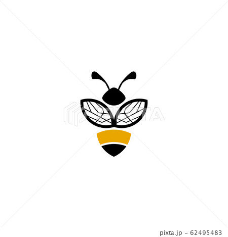 Bee icon logo design vector template 62495483