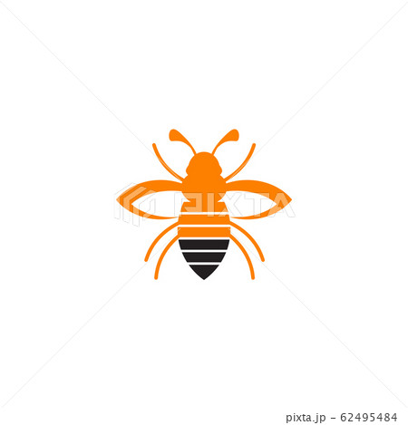 Bee icon logo design vector template 62495484