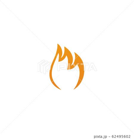 Fire illustration logo design template Fire illustration logo design template 62495602