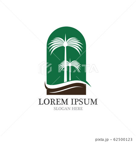 Date tree icon vector illustration logo 62500123