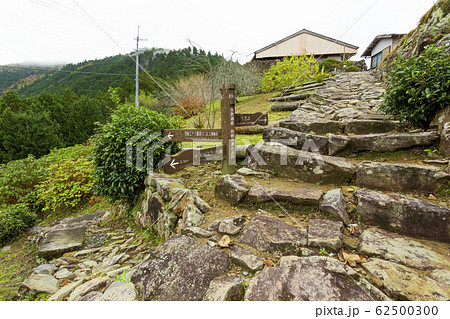 熊野古道小辺路の果無集落 熊野古道小辺路の果無集落 62500300