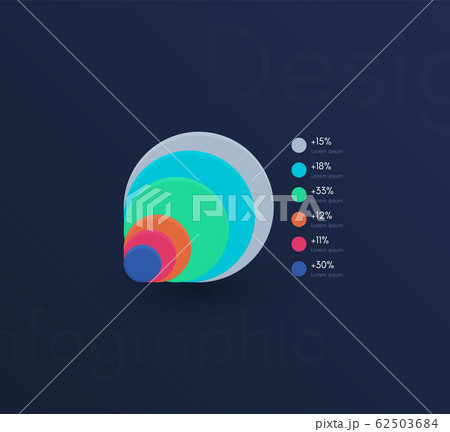 Vector graphic infographics. Template for creating 62503684