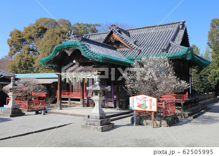 早春の「滝宮天満宮」拝殿 62505995