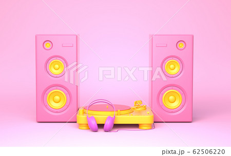 Record player, headphones and speakers 62506220