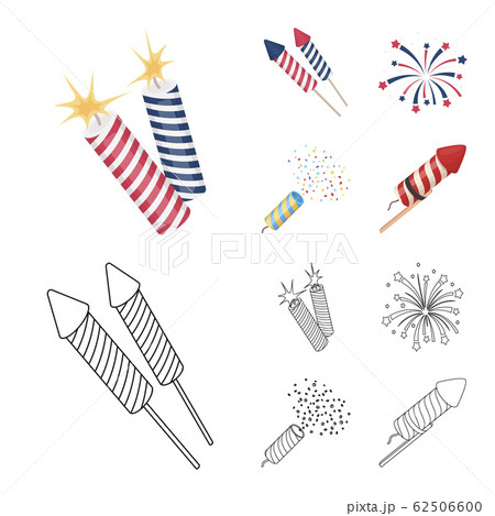 Isolated object of festival and summer icon. Collection of festival and holiday vector icon for stock. 62506600