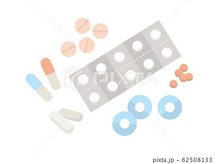 ベクター シンプルなクスリのイラスト素材
