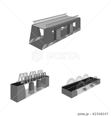 Vector illustration of connection and crossing logo. Set of connection and design stock vector illustration. 62508247