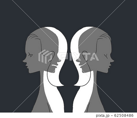 メンタルヘルス 女性 サイコパス Ptsdのイラスト素材