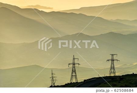 Caucasus Landscape at Vorotan Pass in Armenia 62508684