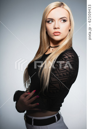 Cutie lady posing in the studio Cutie lady posing in the studio 62509433