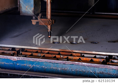 Plasma cutting of metal with a cnc. Plasma cutting of metal with a cnc. 62510134
