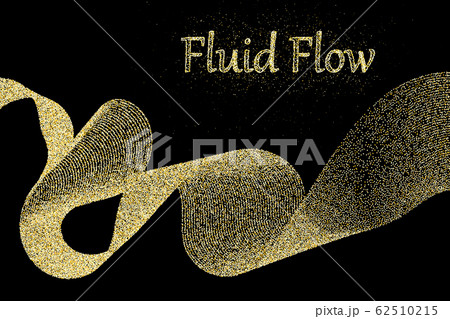 Golden particles. Fluid flow. Gold glitter texture Golden particles. Fluid flow. Gold glitter texture 62510215