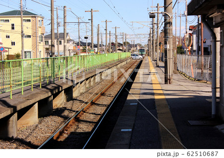 成田線東我孫子駅を発車した成田行電車（3） 62510687