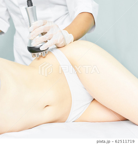 Perfect body radio treatment. Woman at spa 62511719