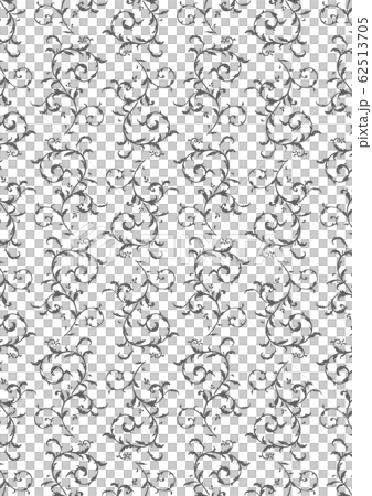Soft arabesque band pattern / gray - Stock Illustration [62513705] - PIXTA