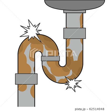 パイプの汚れ、詰まり 62514048