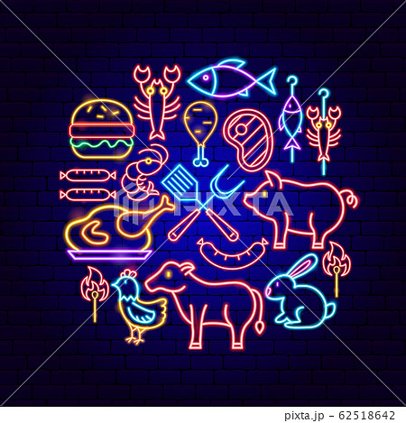 Barbecue Neon Concept Barbecue Neon Concept 62518642