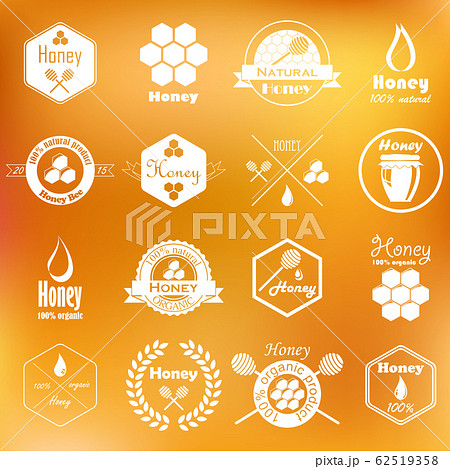 vector collection of honey badges vector collection of honey badges 62519358