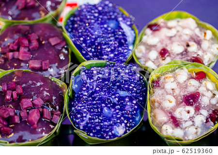 Thailand, Asia, Dessert, Sphere, Colocasia 62519360