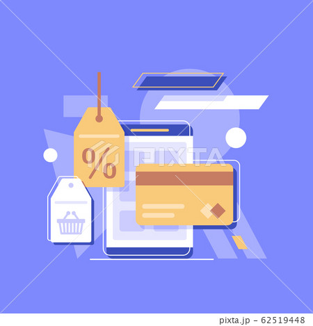 Electronic Credit or Debit Card Payment via Terminal, E-commerce, Wireless Connection, Security Payment 62519448