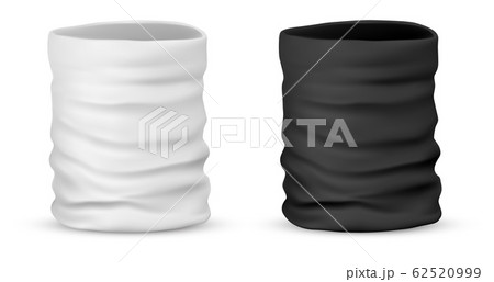 Set of isolated realistic face or neck buff 62520999
