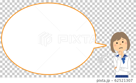 A sighing student @ balloon A sighing student @ balloon 62521307