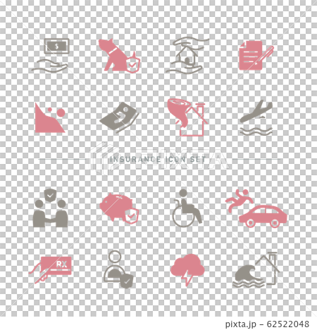 INSURANCE ICON SET 62522048