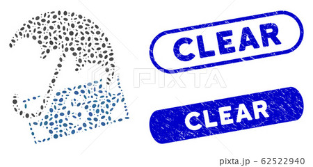 Ellipse Collage Financial Umbrella with Distress Clear Seals 62522940