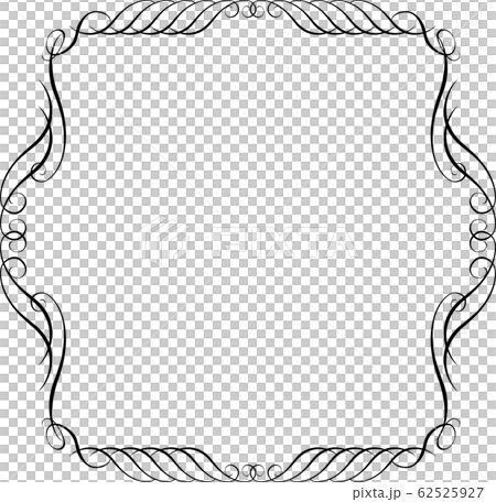 Baroque ornaments, decorative lines, decorative boxes, backgrounds | Vector data, squares 62525927
