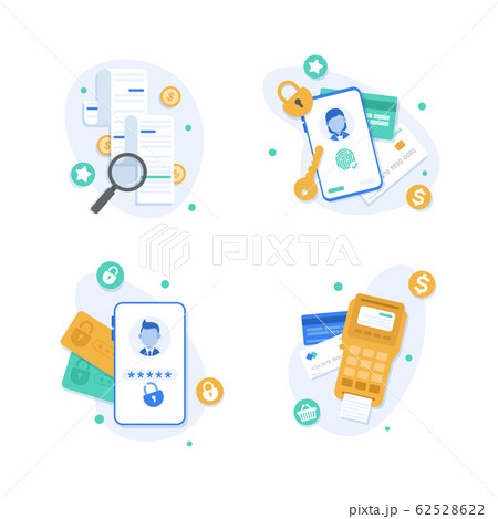 mobile phone and internet banking. online payment security transaction via credit card. protection shopping 62528622