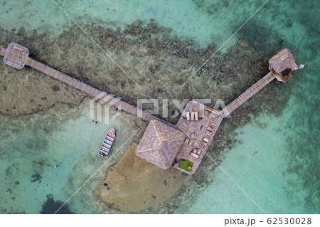 Wooded bridge at koh Kood island Wooded bridge at koh Kood island 62530028