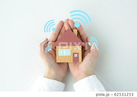 住宅とワイファイのイメージ 住宅とワイファイのイメージ 62531253