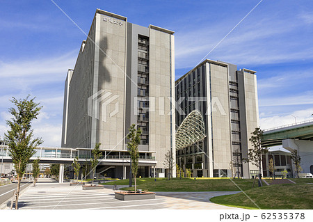 名古屋市中村区　ささしまライブ都市風景　　愛知大学名古屋キャンパス  1号公園 62535378